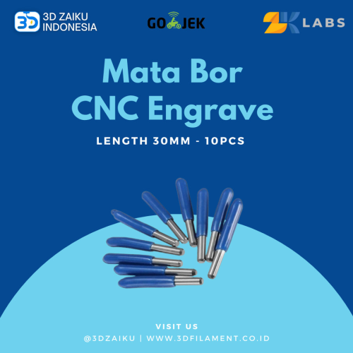 Mata Bor CNC Engrave 10 pcs V Shape 30 Degree Drill Bit Tungsten Steel